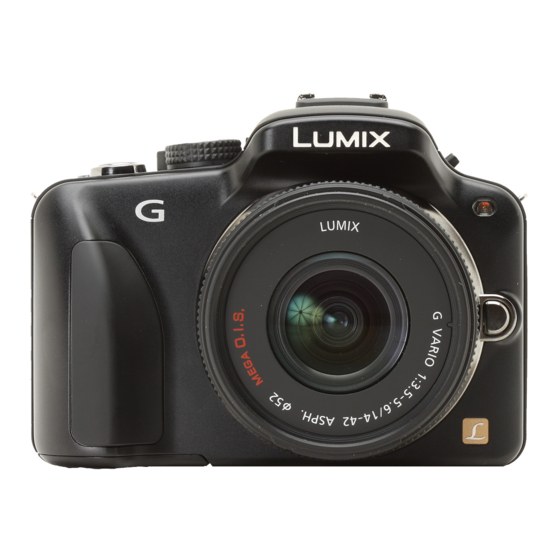 PANASONIC LUMIX DMCG3K BASIC OWNER