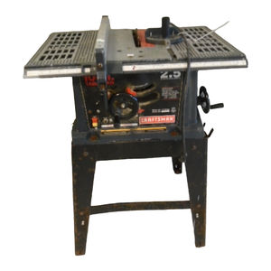 CRAFTSMAN TABLE SAW OWNER'S MANUAL Pdf Download | ManualsLib