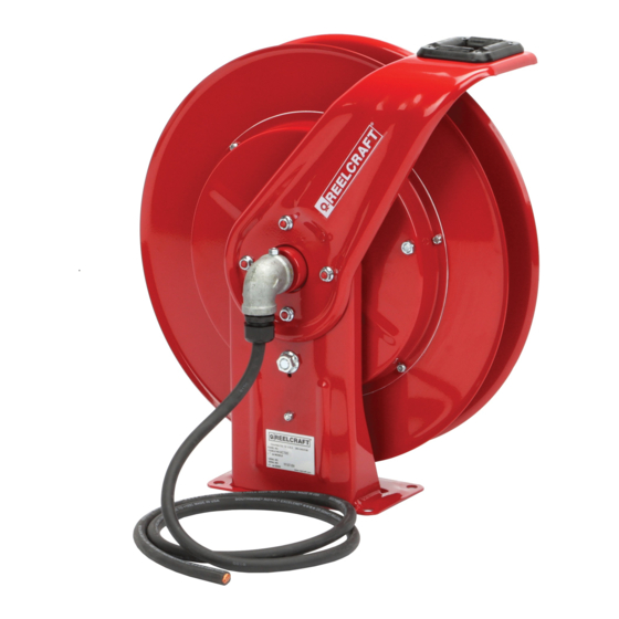 ReelCraft WC7000 Operating Instructions Manual