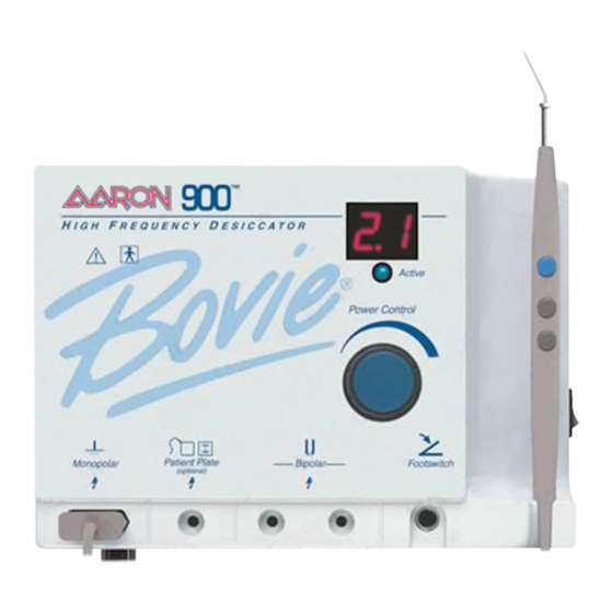 Bovie AARON 800-EU Manuals