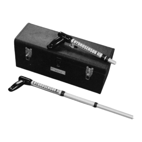 Dri-Eaz HydroSensor I Owner's Manual