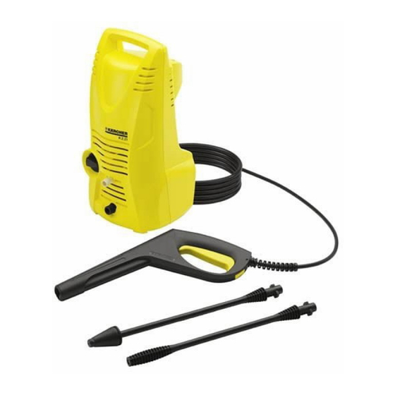Kärcher K 2.21 Manual