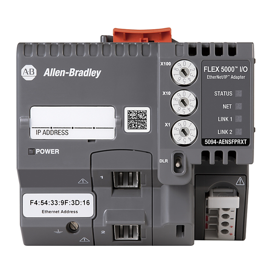 Rockwell Automation Allen-Bradley 5094-AENSFPR Manuals