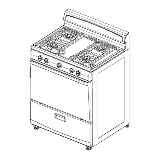 Amana GAS RANGE Installation Instructions Manual
