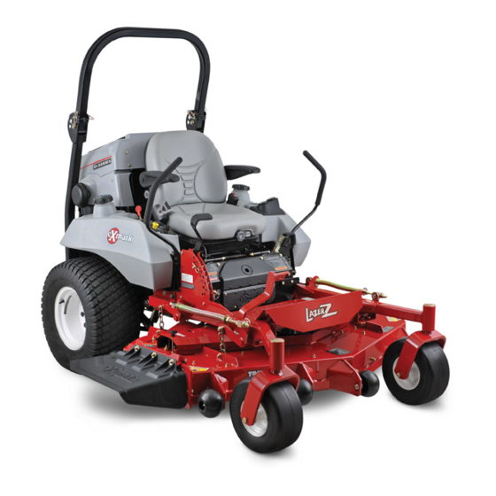 User Manuals: Exmark LAZER Z LZD25KD725 Zero Lawn Mower