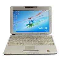 Sony PCG-TR2A - VAIO - Pentium M 1 GHz Quick Start Manual