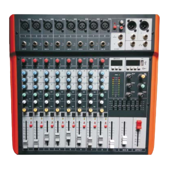Ibiza sound MX802 Instruction Manual