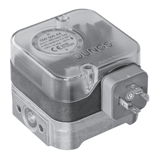 hiltbrand Dungs GW A4 HP Series Instructions Manual