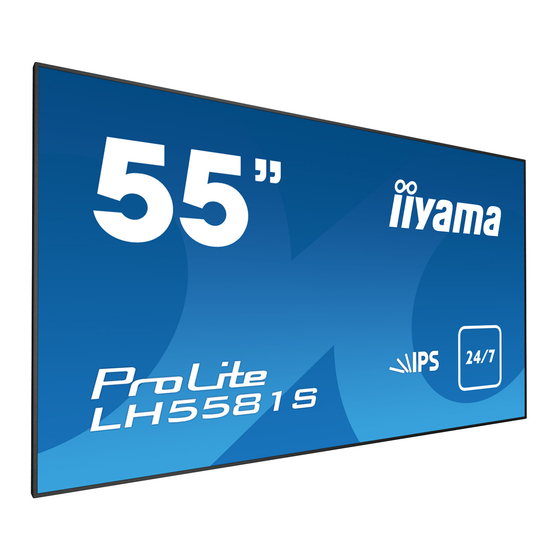 Iiyama ProLite LH5581S-B1 Manuals