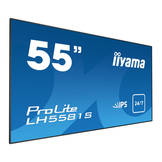 Iiyama ProLite LH5581S-B1 User Manual