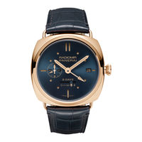 Panerai RADIOMIR 8 DAYS GMT ORO ROSSO Instructions For Use Manual
