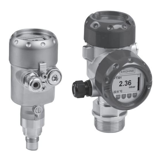 KROHNE OPTIBAR 5060 Supplementary Instructions Manual