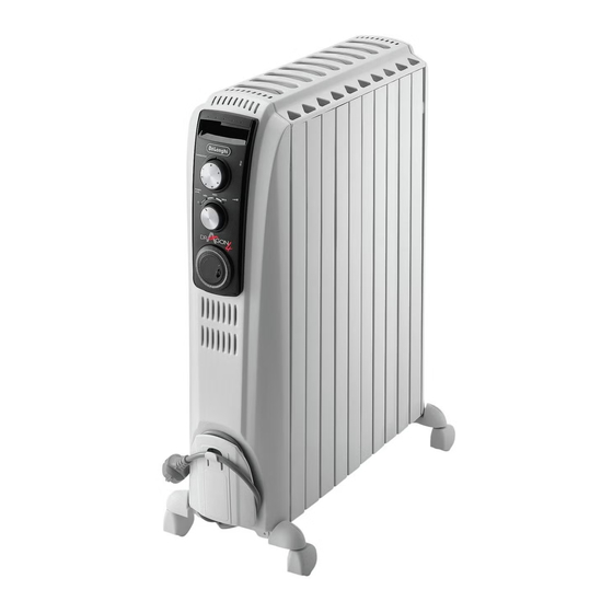 DeLonghi ELECTRIC OIL FILLED RADIATOR Instructions