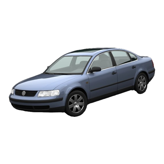 Volkswagen Passat ‘97 User Manual