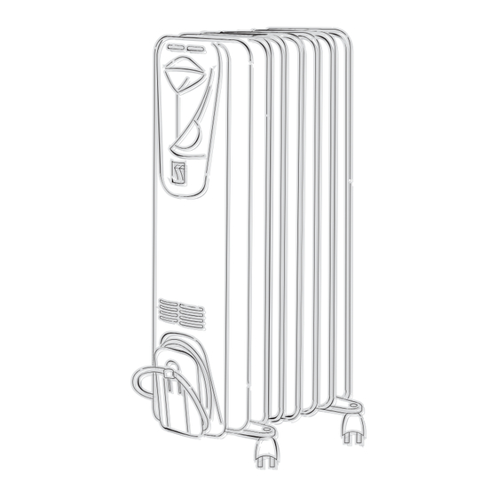 DeLonghi Electric oil Filled Radiator Instructions Manual
