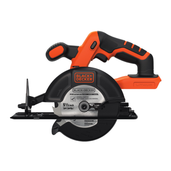 Black & Decker BDCCS20 Instruction Manual