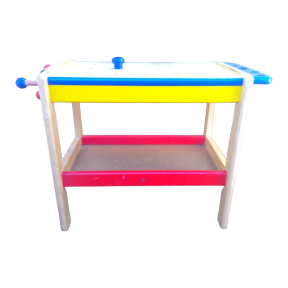 The Land of Nod If I Had A Hammer workbench Assembly Instructions Manual