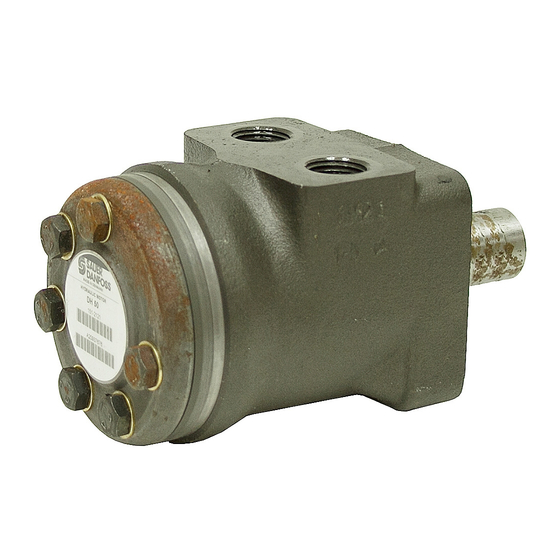 Sauer Danfoss DH Series Assembly And Test Procedures