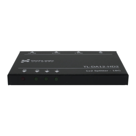 Techlogix TL-DA12-HD2 Manuals