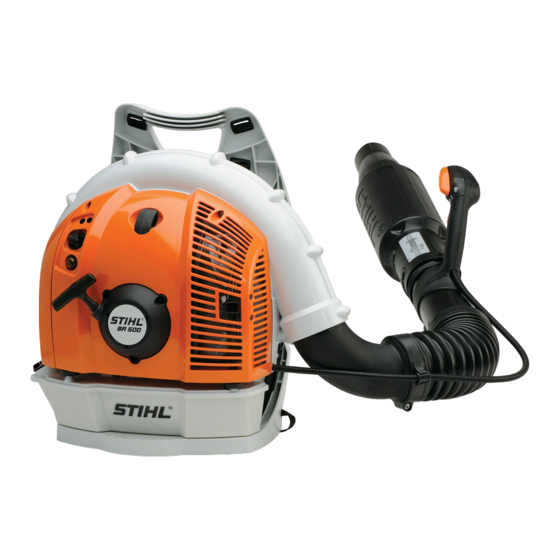 Stihl BR 500 Instruction Manual