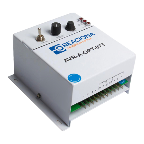REACIONA AVR-A-OPT-07 Installation And Operation Manual