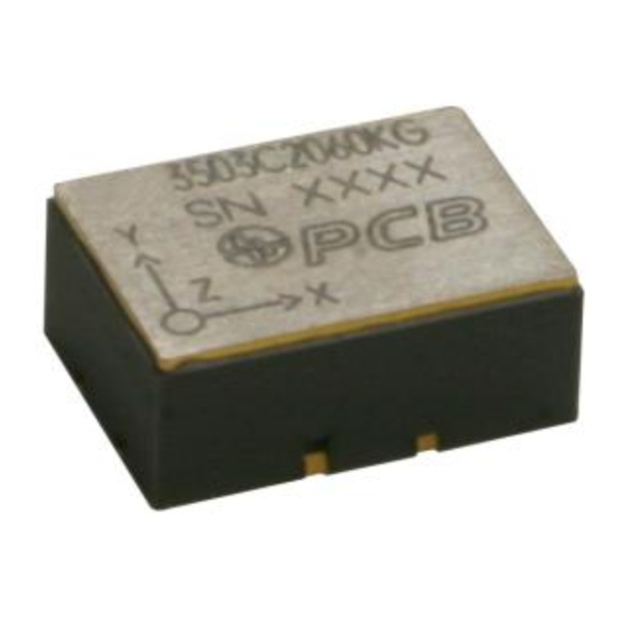 Pcb piezotronics 3503c2020kg manuals manualslib