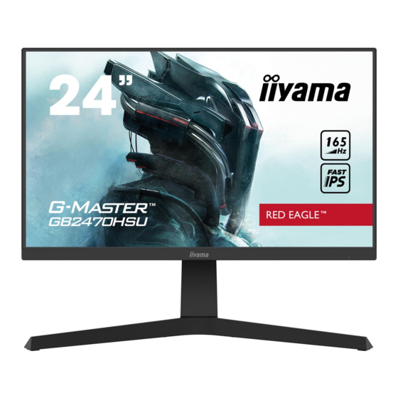 Iiyama G-MASTER GB2470HSU Manuals