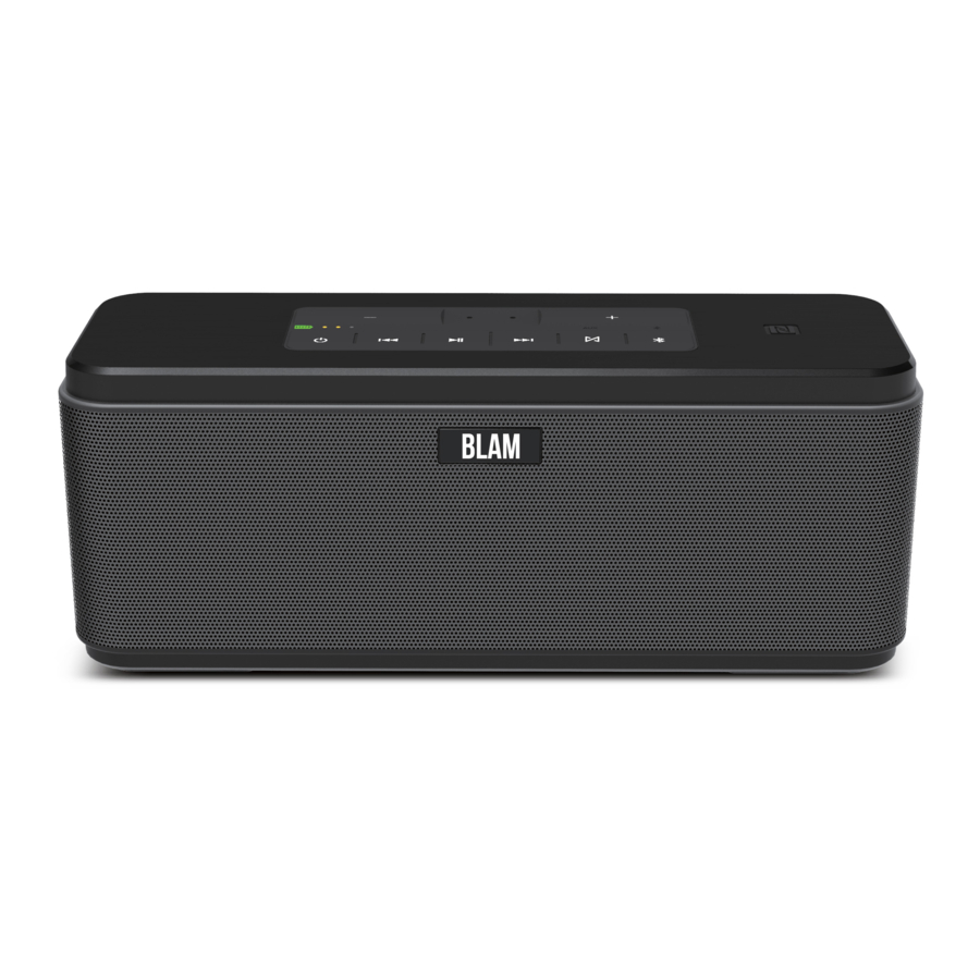 BLAM BT30 - Wireless Stereo Speaker Manual