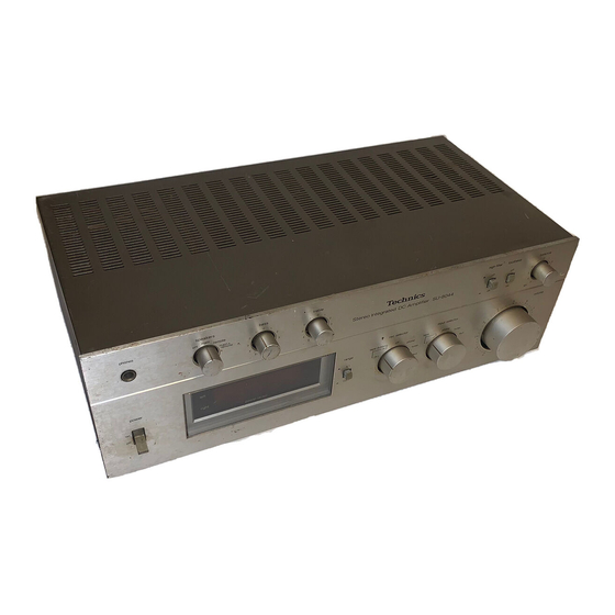 Technics SU-8044 Service Manual