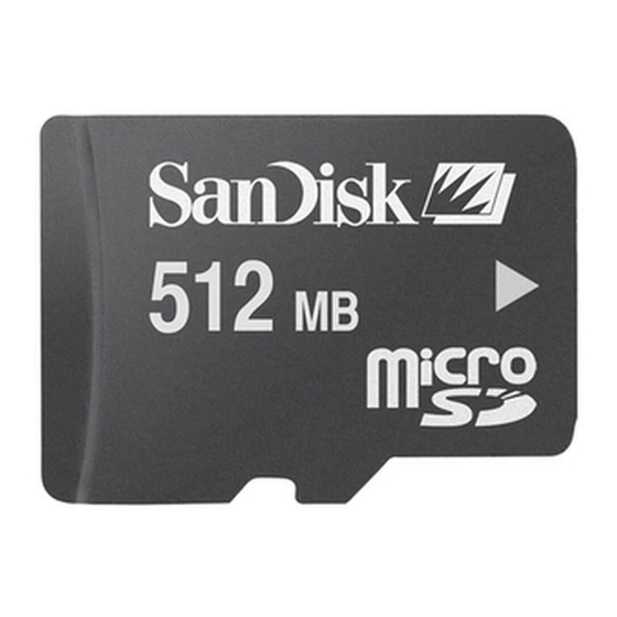 SanDisk SDSDQ-512-A10M - 512MB TransFlash microSD Card Retail Package How To Use
