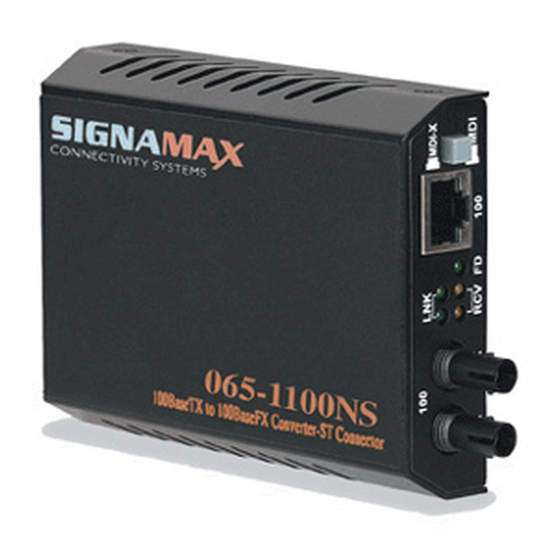 SignaMax 065-1100NS Series User Manual