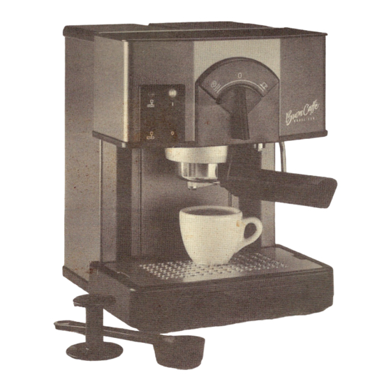 Buon Caffe 330 Operating Instructions Manual