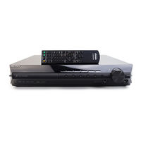 Sony HCD-HDX589W - Dvd/receiver Component For Home Theater System Service Manual