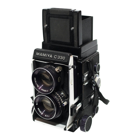 Mamiya C330 Instructions Manual