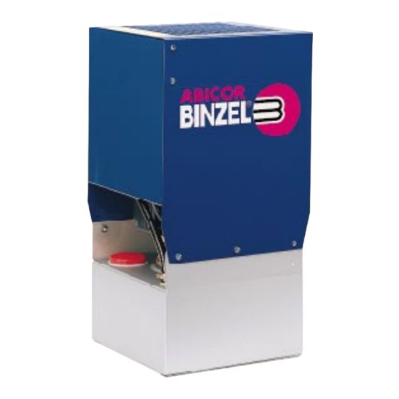 Abicor Binzel WK 23 Quick Start Manual