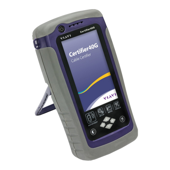 Viavi Certifier Series User Manual