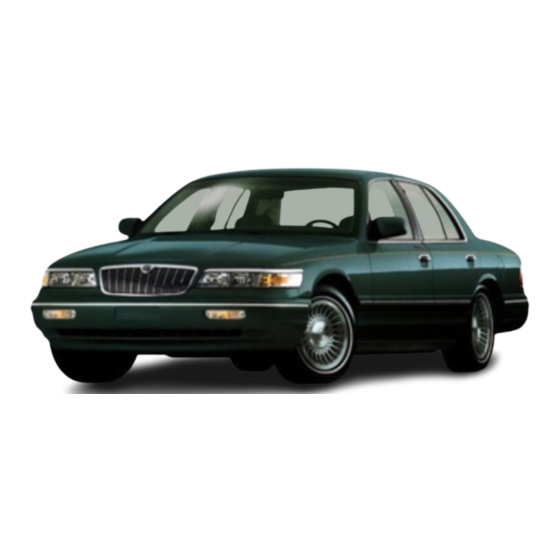Mercury 1996 Grand Marquis Manuals