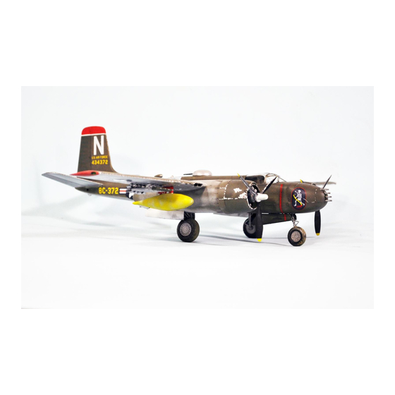 Eduard B-26C Invader undercarriage & exterior Manual