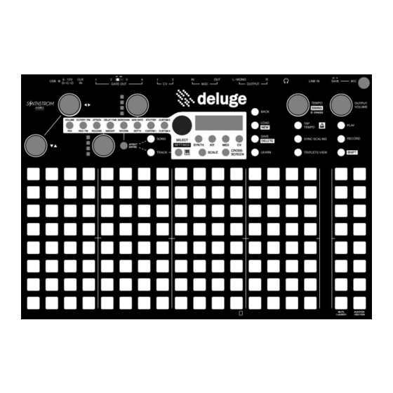 Deluge SINTHSTROM AUDIBLE Manual
