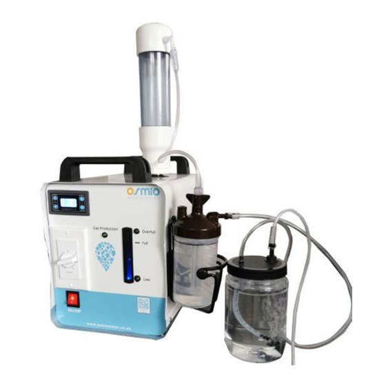 Osmio Infinity Hydroxy User Manual