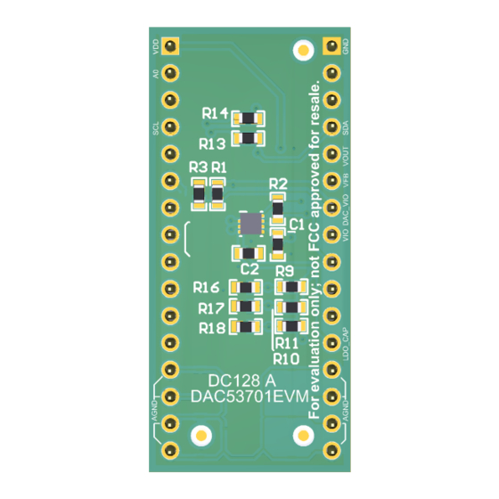 Texas Instruments DAC53701EVM User Manual