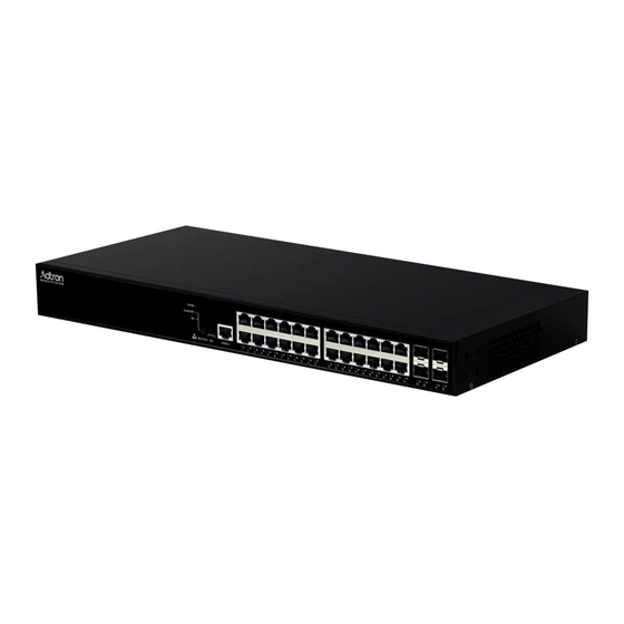 ADTRAN NetVanta 1570-24-370W Switch Manuals
