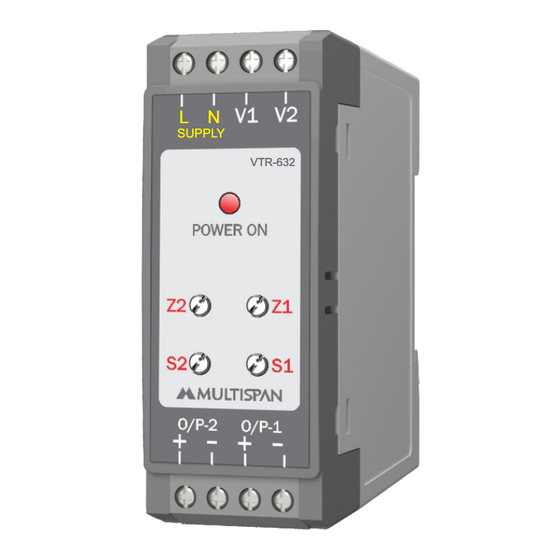 MULTISPAN VTR-632 Manual