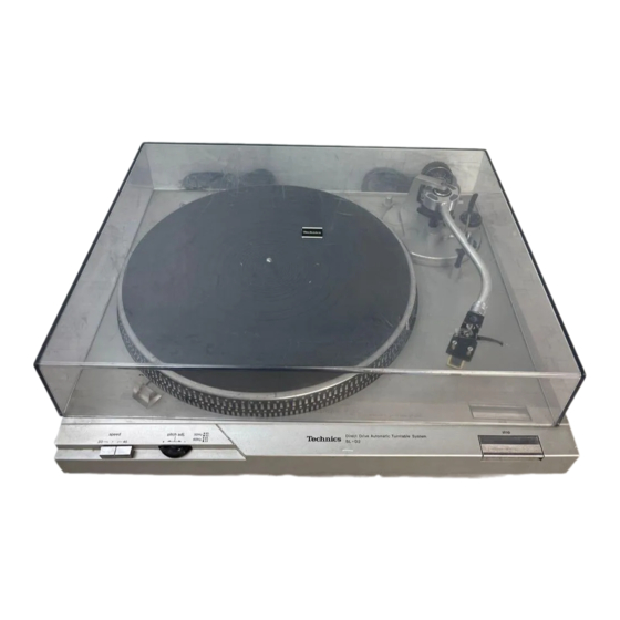 Technics SL-D2 Service Manual