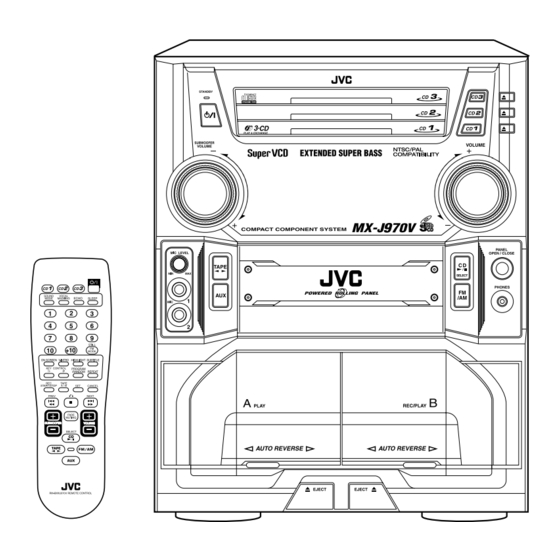 JVC CA-MXJ970V Manuals