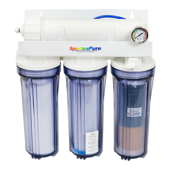 SpectraPure MaxPure MPDI-90 GPD Manuals