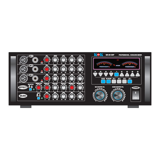 KOK MX-30 DSP Operation Manual
