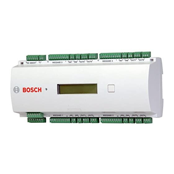 Bosch Access Modular Controller 2 Installation Manual