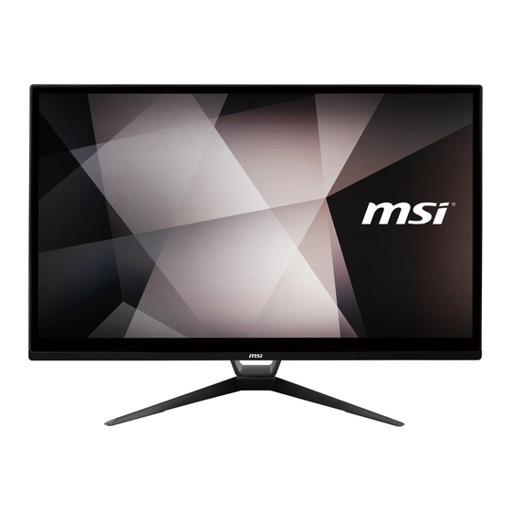 MSI PRO 22X Series Manual
