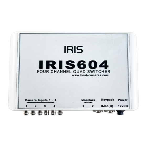 IRIS IRIS604 Quick Start Manual